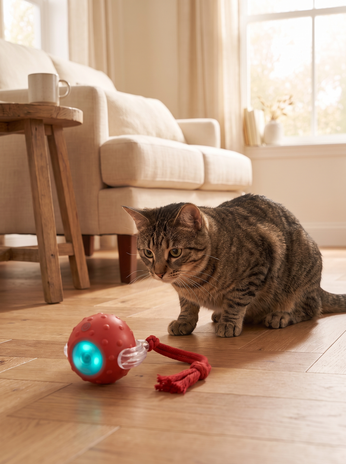 Pouncie cat ball lifestyle image 1