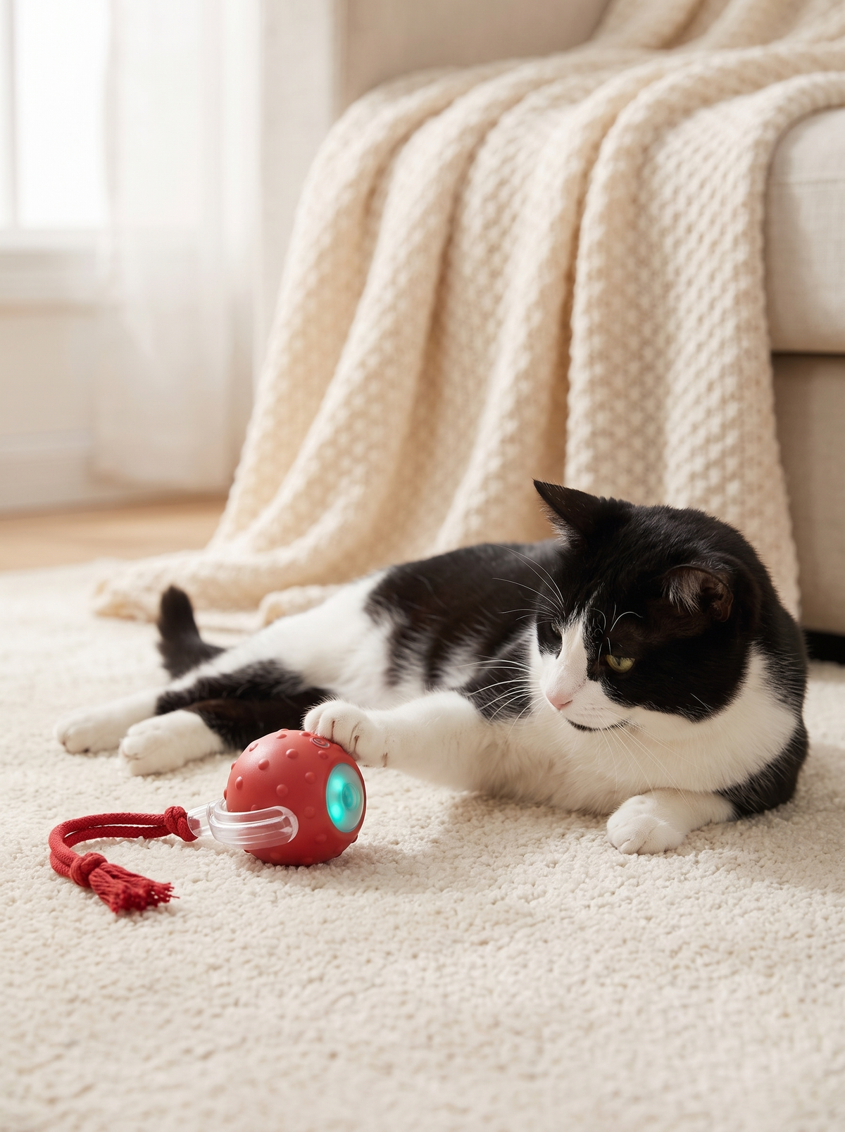 Pouncie cat ball lifestyle image 2