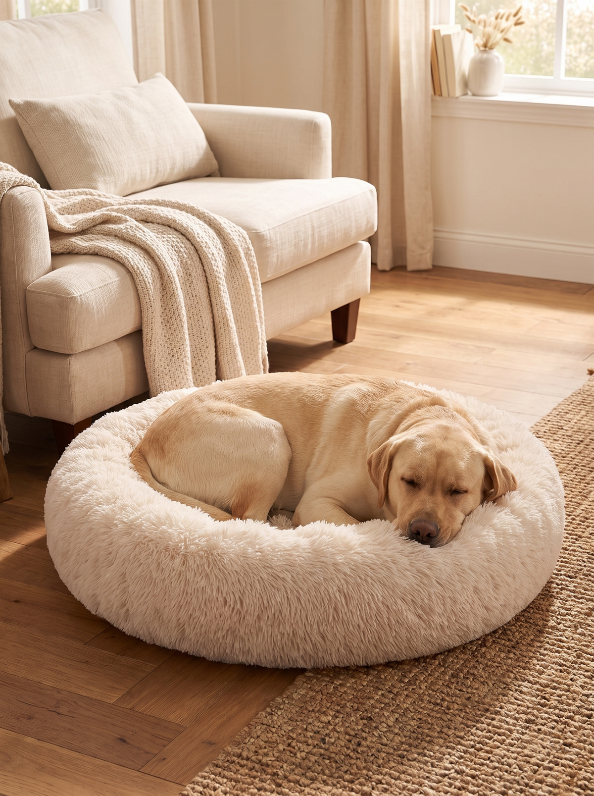 Pouncie dog bed lifestyle image 1