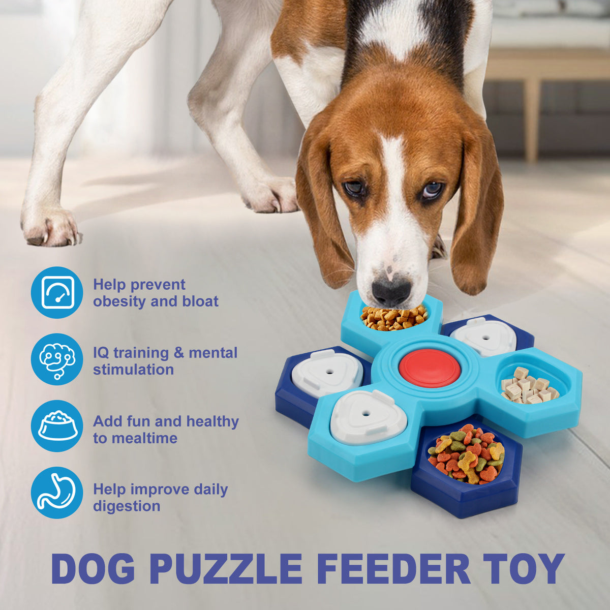 Slow Feeder Puzzle Dog Bowl